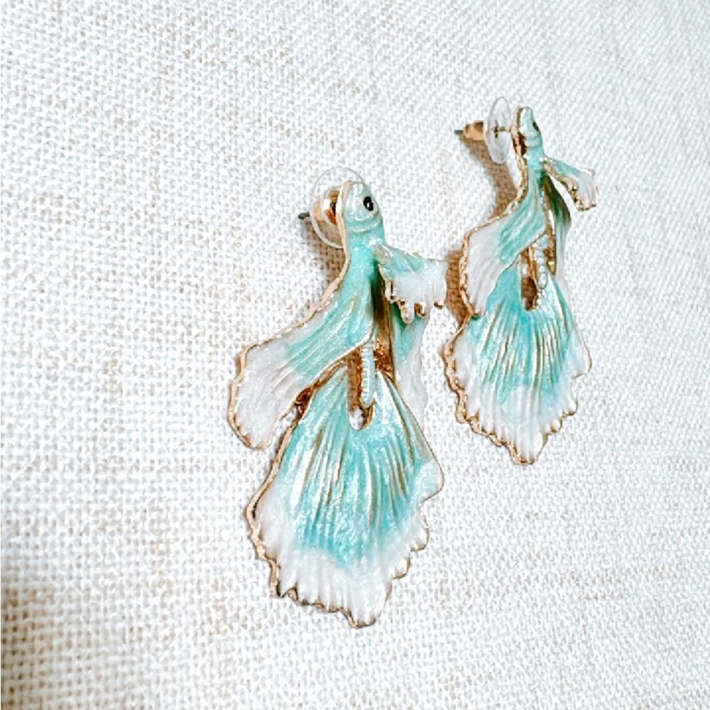 Fish earrings #1243 - Picture 3 of 4